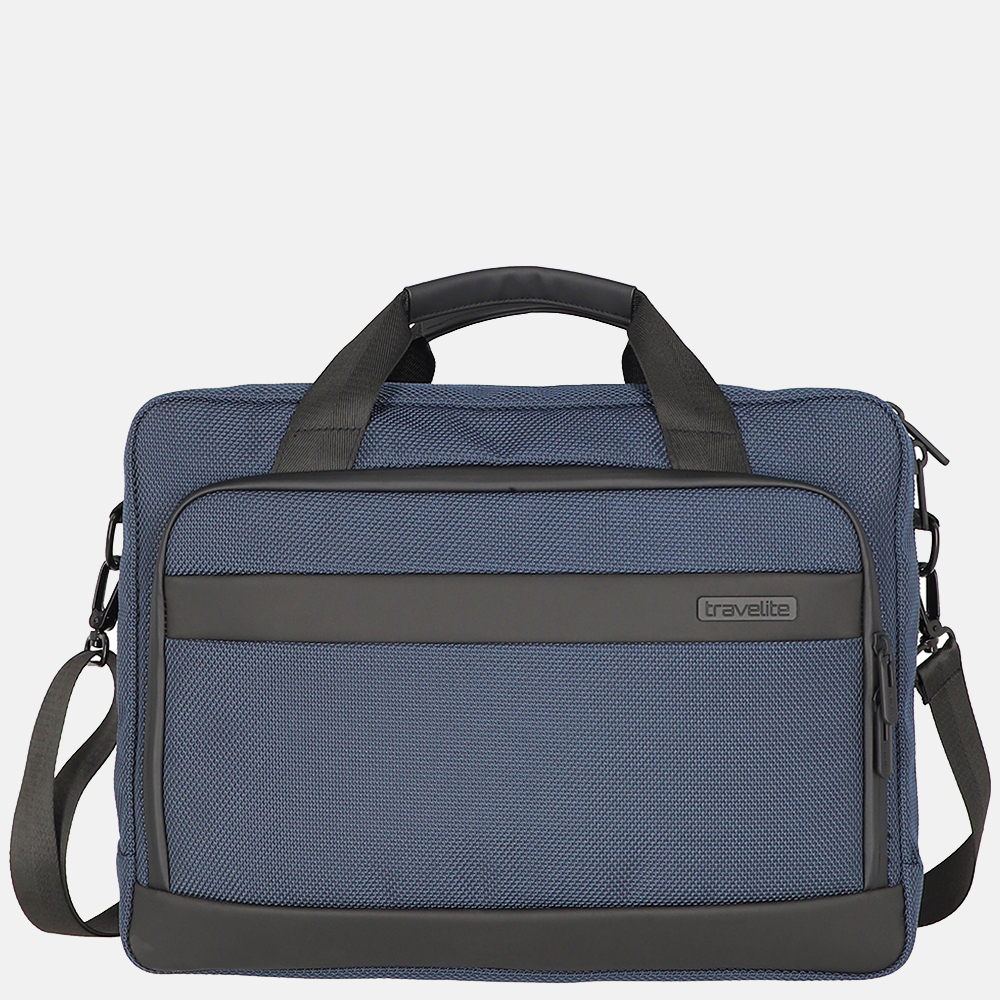 Travelite Meet laptoptas 15.6 inch navy bij Duifhuizen